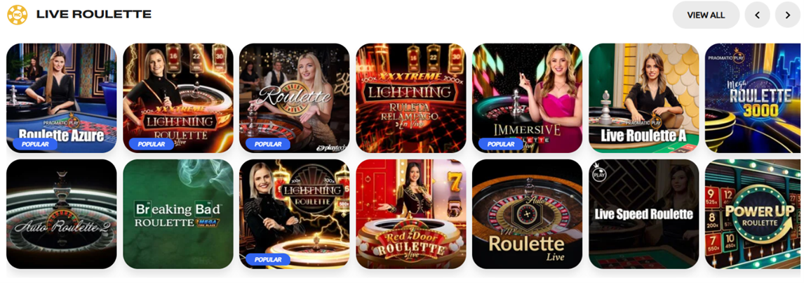 Roleta ao vivo com dealers reais